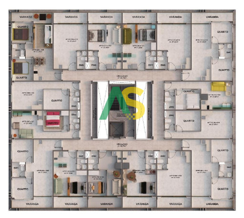 Imagem Flat com 1 Quarto à Venda, 27 m² em Merepe Iii - Ipojuca Imagem Flat com 1 Quarto à Venda, 27 m² em Merepe Iii - Ipojuca