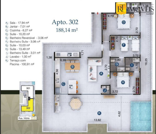 Imagem Apartamento com 2 Quartos à Venda, 64 m² em Palmeiras - Cabo Frio Imagem Apartamento com 2 Quartos à Venda, 64 m² em Palmeiras - Cabo Frio