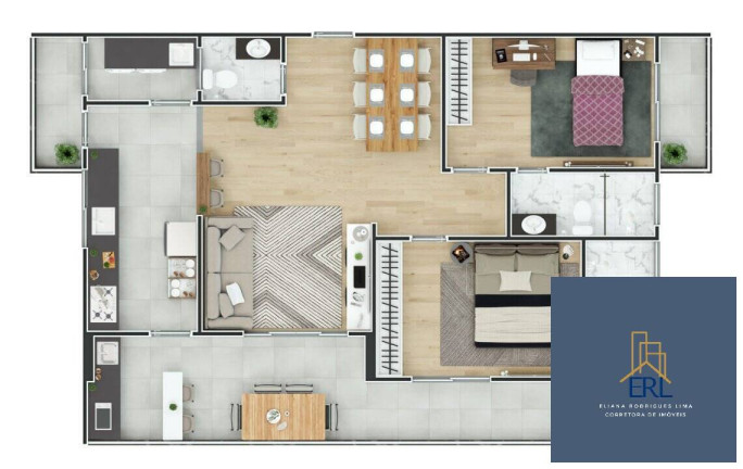 Imagem Apartamento com 2 Quartos à Venda, 84 m² em Canto Do Forte - Praia Grande