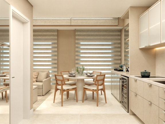 Imagem Imóvel com 1 Quarto à Venda, 29 m² em Mercês - Curitiba