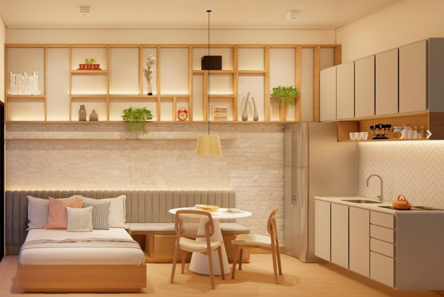 Studio com 1 Quarto à Venda, 34 m² em Vila Congonhas - São Paulo