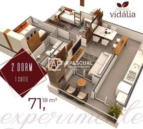 Imagem Apartamento com 2 Quartos para Alugar, 72 m² em Vila Aprazível - Jacareí Imagem Apartamento com 2 Quartos para Alugar, 72 m² em Vila Aprazível - Jacareí