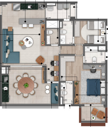 Imagem Apartamento com 2 Quartos à Venda, 69 m² em Vila Sofia - São Paulo Imagem Apartamento com 2 Quartos à Venda, 69 m² em Vila Sofia - São Paulo