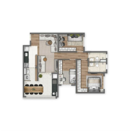 Imagem Apartamento com 3 Quartos à Venda, 84 m² em Tatuapé - São Paulo