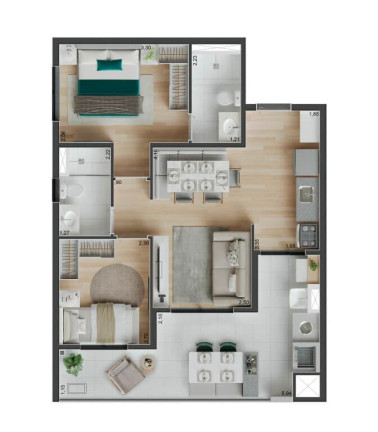 Imagem Apartamento com 2 Quartos à Venda, 44 m² em Vila Olímpia - São Paulo Imagem Apartamento com 2 Quartos à Venda, 44 m² em Vila Olímpia - São Paulo