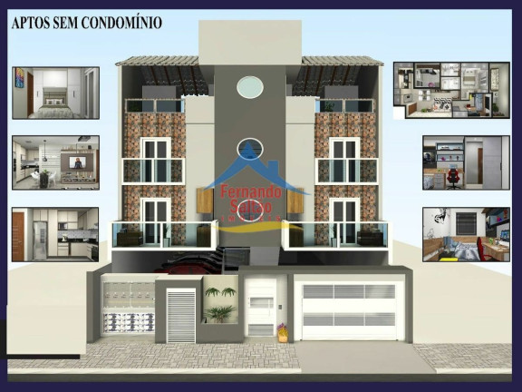Imagem Cobertura com 2 Quartos à Venda, 90 m² em Vila Pires - Santo André Imagem Cobertura com 2 Quartos à Venda, 90 m² em Vila Pires - Santo André
