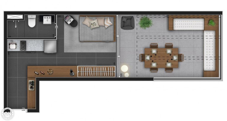 Imagem Apartamento com 1 Quarto à Venda, 43 m² em Moema - São Paulo