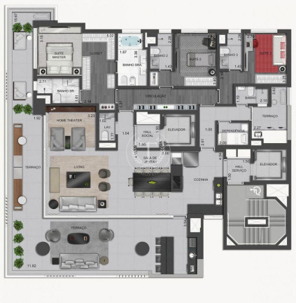 Imagem Apartamento com 4 Quartos à Venda, 248 m² em Vila Nova Conceição - São Paulo