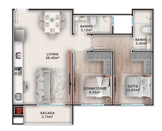 Imagem Imóvel com 1 Quarto à Venda, 78 m² em Municípios - Balneário Camboriú Imagem Imóvel com 1 Quarto à Venda, 78 m² em Municípios - Balneário Camboriú