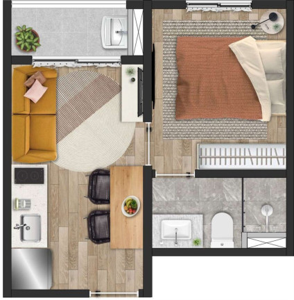 Imagem Apartamento com 2 Quartos à Venda, 47 m² em Perdizes - São Paulo Imagem Apartamento com 2 Quartos à Venda, 47 m² em Perdizes - São Paulo