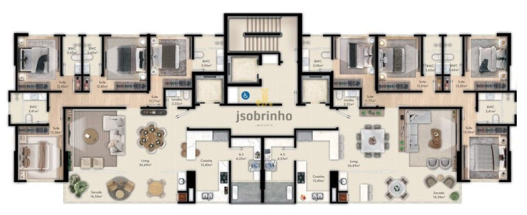Apartamento com 4 Quartos à Venda, 172 m² em Meia Praia - Itapema