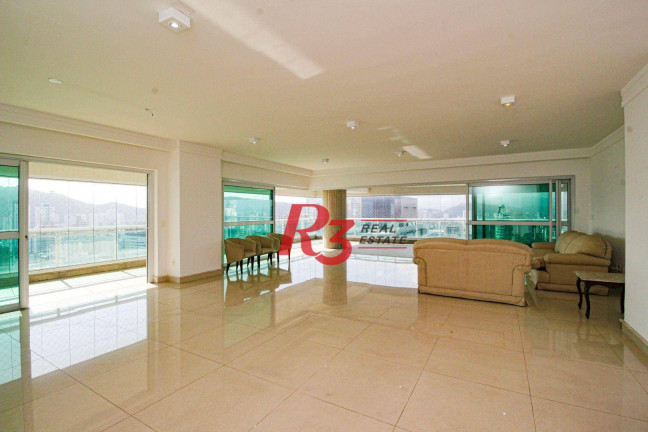 Imagem Apartamento com 4 Quartos para Alugar, 360 m² em Gonzaga - Santos Imagem Apartamento com 4 Quartos para Alugar, 360 m² em Gonzaga - Santos