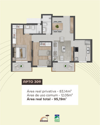 Imagem Apartamento com 1 Quarto à Venda, 46 m² em Floresta - Gramado Imagem Apartamento com 1 Quarto à Venda, 46 m² em Floresta - Gramado