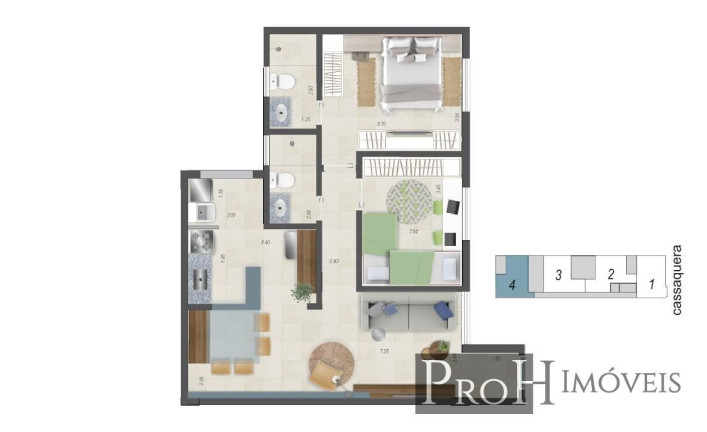 Imagem Apartamento com 2 Quartos à Venda, 70 m² em Barcelona - São Caetano Do Sul Imagem Apartamento com 2 Quartos à Venda, 70 m² em Barcelona - São Caetano Do Sul