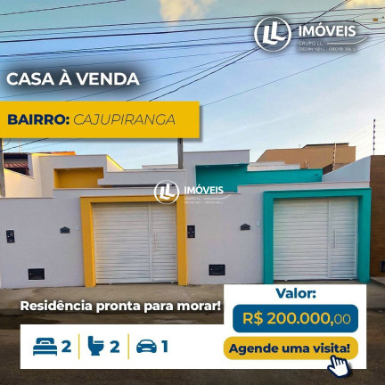 Imagem Casa com 2 Quartos à Venda, 70 m² em Cajupiranga - Parnamirim Imagem Casa com 2 Quartos à Venda, 70 m² em Cajupiranga - Parnamirim