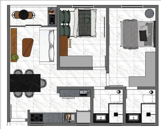 Imagem Apartamento com 2 Quartos à Venda, 52 m² em Bessa - João Pessoa Imagem Apartamento com 2 Quartos à Venda, 52 m² em Bessa - João Pessoa