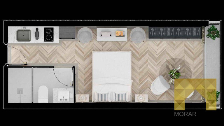 Imagem Apartamento com 1 Quarto à Venda, 32 m² em Cabo Branco - João Pessoa