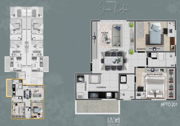 Imagem Imóvel com 3 Quartos à Venda, 50 m² em Letícia  - Belo Horizonte