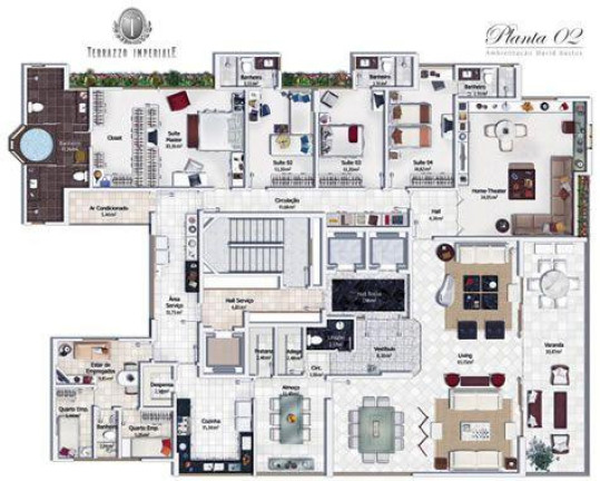 Imagem Apartamento com 4 Quartos à Venda, 386 m² em Horto Florestal - Salvador Imagem Apartamento com 4 Quartos à Venda, 386 m² em Horto Florestal - Salvador