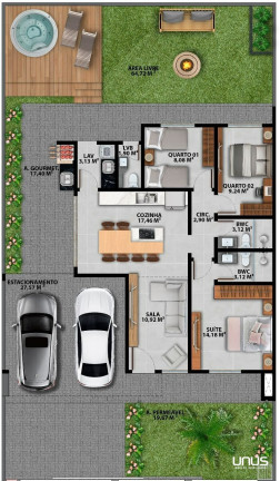 Imagem Casa com 3 Quartos à Venda, 120 m² em Forquilhas - São José Imagem Casa com 3 Quartos à Venda, 120 m² em Forquilhas - São José