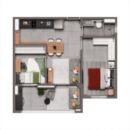 Imagem Studio com 1 Quarto à Venda, 25 m² em Brooklin Paulista - São Paulo