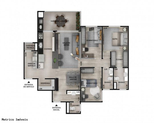 Imagem Imóvel com 4 Quartos à Venda, 141 m² em Jardim Campos Elísios - Jundiaí