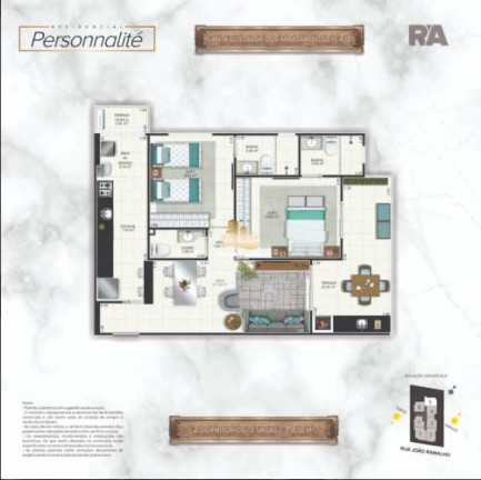 Imagem Apartamento com 2 Quartos à Venda, 80 m² em Aviação - Praia Grande