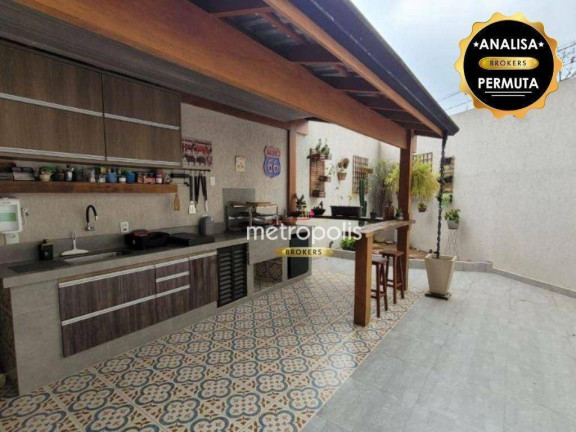 Sobrado com 3 Quartos à Venda, 175 m² em Vila Alzira - Santo André