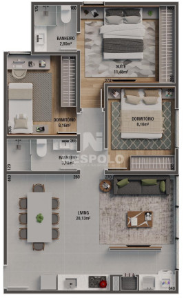 Imagem Apartamento com 1 Quarto à Venda, 64 m² em Vila Operaria - Itajai