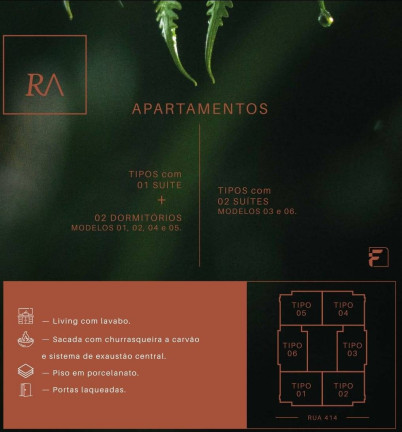 Imagem Apartamento com 2 Quartos à Venda, 69 m² em Andorinha - Itapema