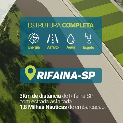 Terreno à Venda, 400 m² em Balneário Vila Bela Rifaina - Rifaina