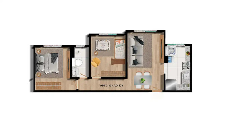 Imagem Apartamento com 2 Quartos à Venda, 49 m² em Gameleira - Belo Horizonte