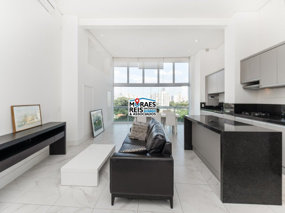 Imagem Apartamento com 1 Quarto para Alugar, 85 m² em Brooklin Paulista - São Paulo Imagem Apartamento com 1 Quarto para Alugar, 85 m² em Brooklin Paulista - São Paulo