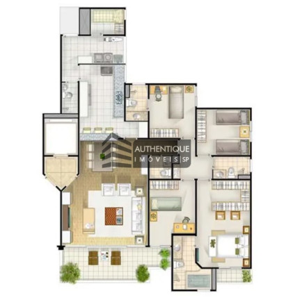 Imagem Apartamento com 3 Quartos à Venda, 180 m² em Brooklin - São Paulo