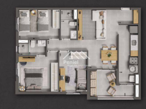 Imagem Apartamento com 3 Quartos à Venda, 78 m² em Quinta Da Primavera - Ribeirão Preto Imagem Apartamento com 3 Quartos à Venda, 78 m² em Quinta Da Primavera - Ribeirão Preto