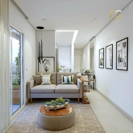 Imagem Apartamento com 1 Quarto à Venda, 39 m² em Vila Guilhermina - Praia Grande