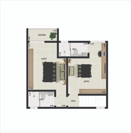 Imagem Imóvel com 2 Quartos à Venda, 85 m² em Vila Atlântica - Mongaguá