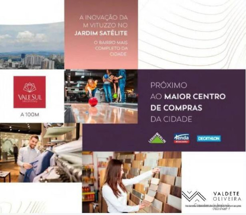 Imagem Apartamento com 2 Quartos à Venda, 54 m² em Jardim Satélite - São José Dos Campos