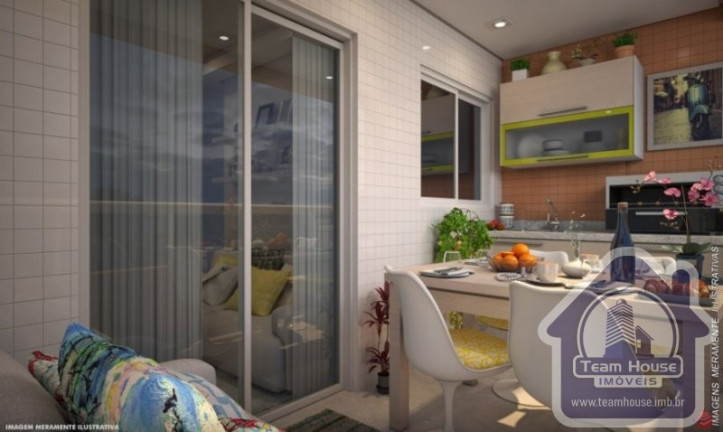 Imagem Apartamento com 2 Quartos à Venda, 57 m² em Guilhermina - Praia Grande