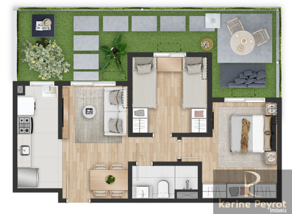 Imagem Apartamento com 2 Quartos à Venda, 49 m² em Santo André - São Leopoldo Imagem Apartamento com 2 Quartos à Venda, 49 m² em Santo André - São Leopoldo