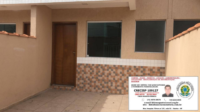 Imagem Casa com 2 Quartos à Venda, 60 m² em São Vicente