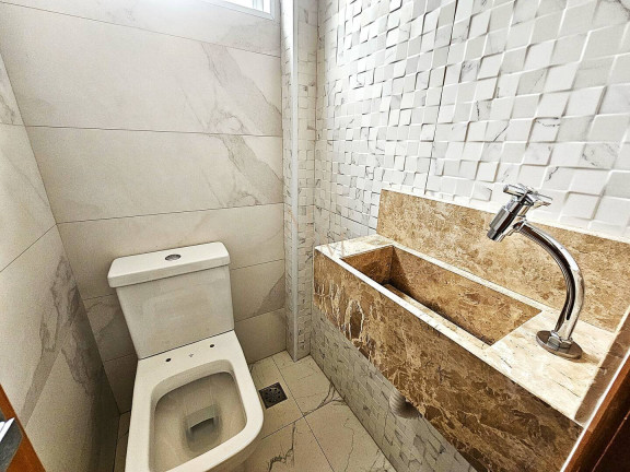 Imagem Casa com 3 Quartos à Venda, 160 m² em Campo Grande - Santos Imagem Casa com 3 Quartos à Venda, 160 m² em Campo Grande - Santos
