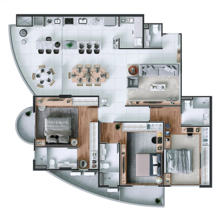 Imagem Apartamento com 3 Quartos à Venda, 150 m² em Praia Brava - Itajaí