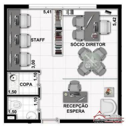 Imagem Sala Comercial à Venda, 39 m² em Centro - Jacareí Imagem Sala Comercial à Venda, 39 m² em Centro - Jacareí