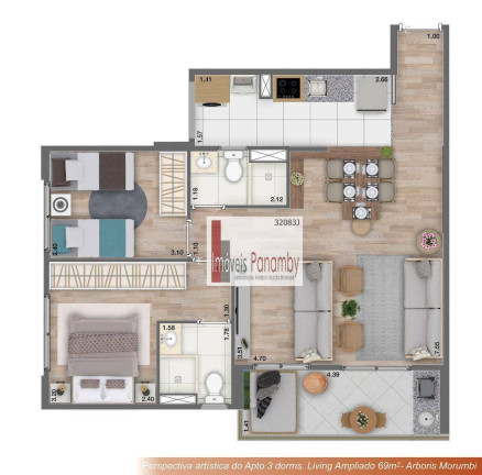 Imagem Apartamento com 2 Quartos à Venda, 47 m² em Vila Andrade - São Paulo