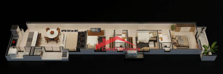 Imagem Apartamento com 3 Quartos à Venda, 80 m² em Costa E Silva - Joinville