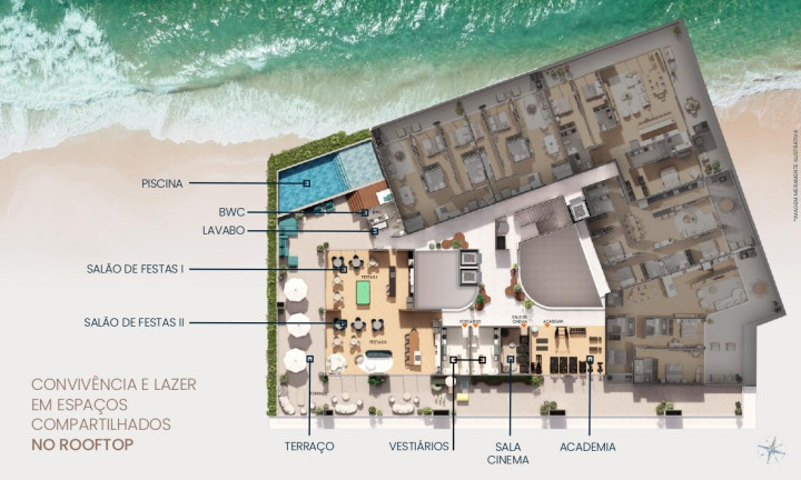 Imagem Apartamento com 1 Quarto à Venda, 34 m² em Cachoeira Do Bom Jesus - Florianópolis