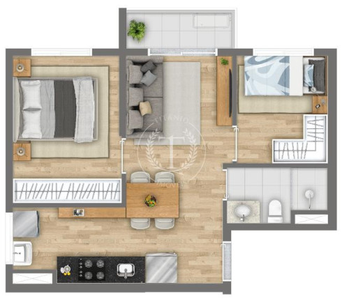 Imagem Apartamento com 1 Quarto à Venda, 26 m² em Campo Belo - São Paulo