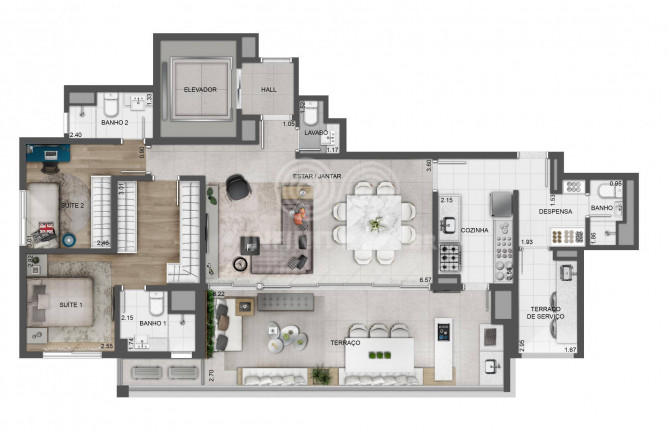 Imagem Apartamento com 3 Quartos à Venda, 124 m² em Tatuapé - São Paulo