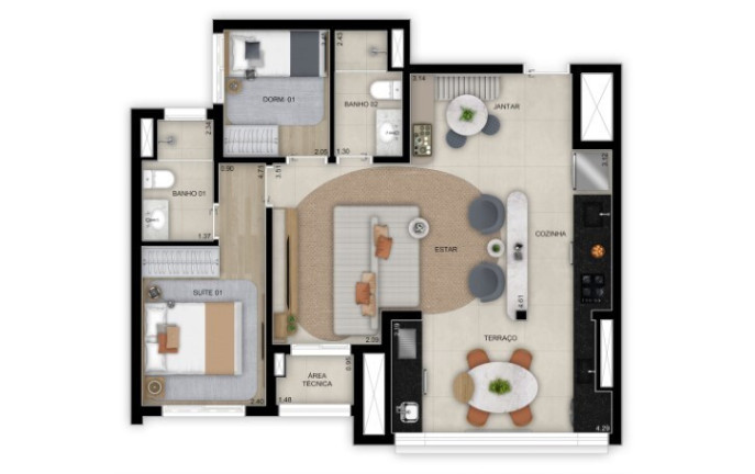 Imagem Apartamento com 1 Quarto à Venda, 40 m² em Santo Amaro - São Paulo Imagem Apartamento com 1 Quarto à Venda, 40 m² em Santo Amaro - São Paulo